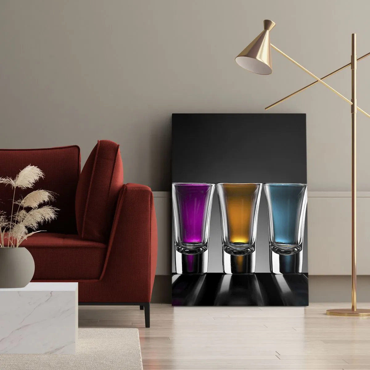 Obraz na plátně - Barvy radosti - 55x100 cm