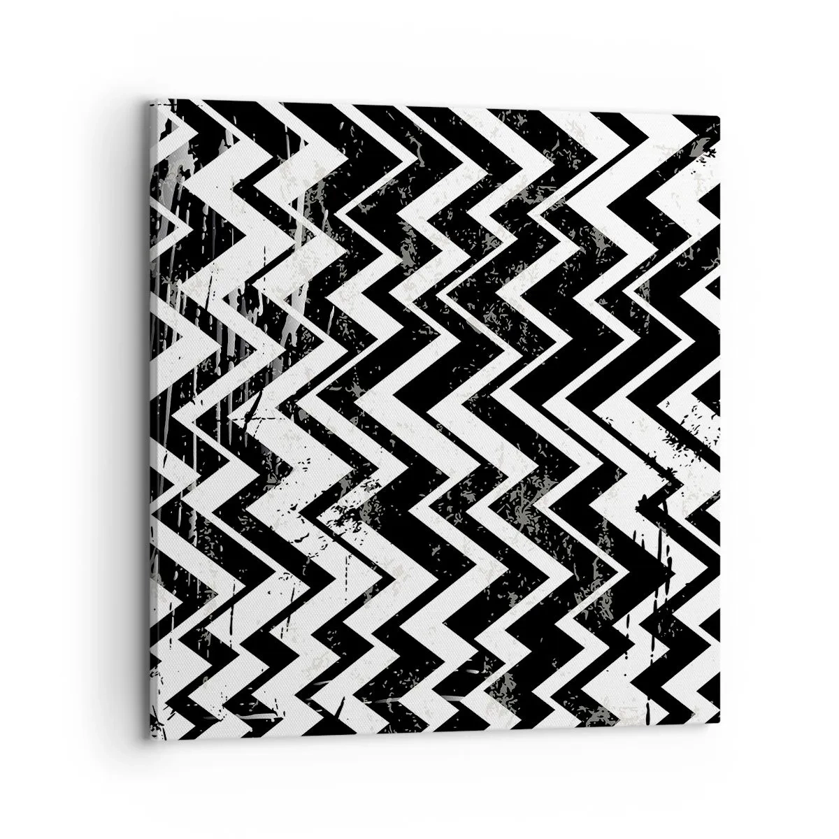Obraz na plátně - Cik-bílé, cik-černé - 70x70 cm
