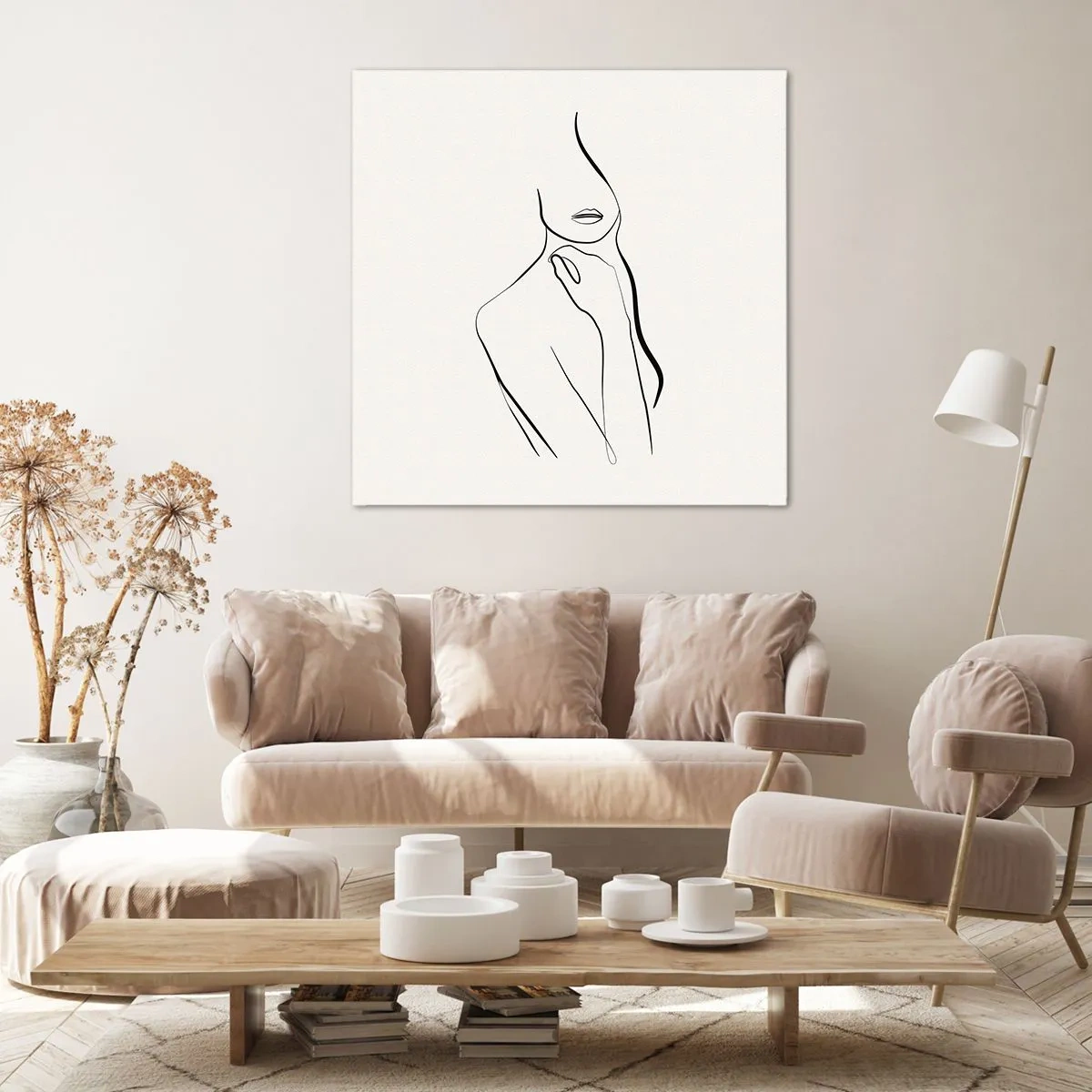 Obraz na plátně - Vlna melancholie - 70x70 cm