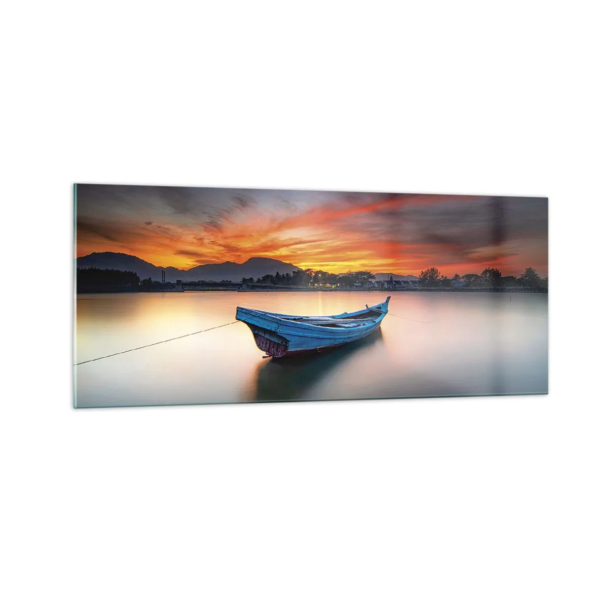 Obraz na skle - Blíží se dobrá noc - 100x40 cm