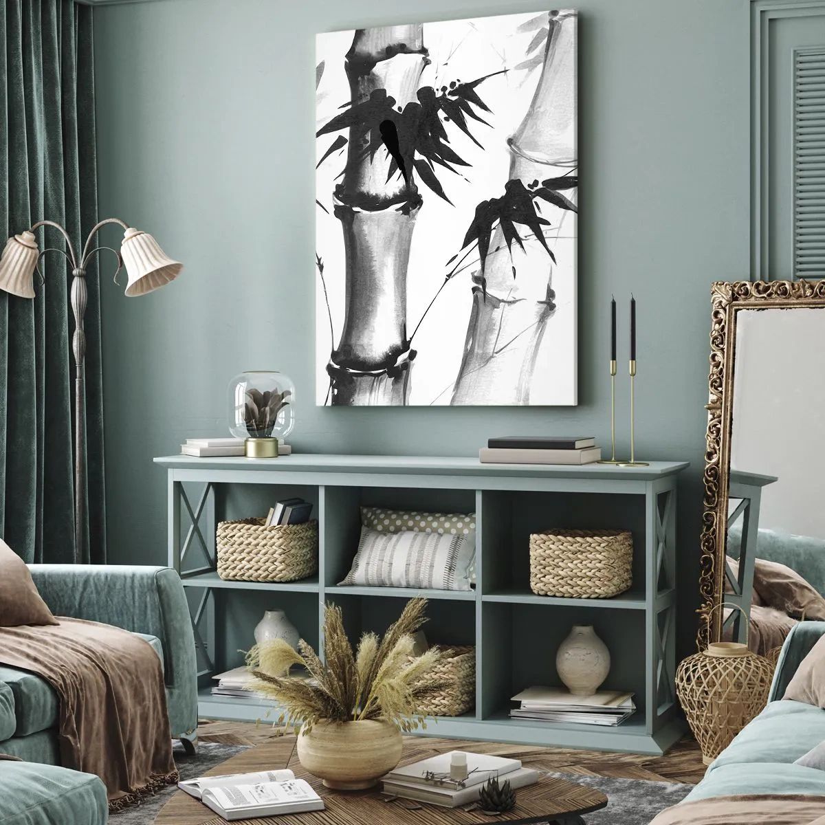 Obraz na plátně - Blízký záběr na orient - 55x100 cm