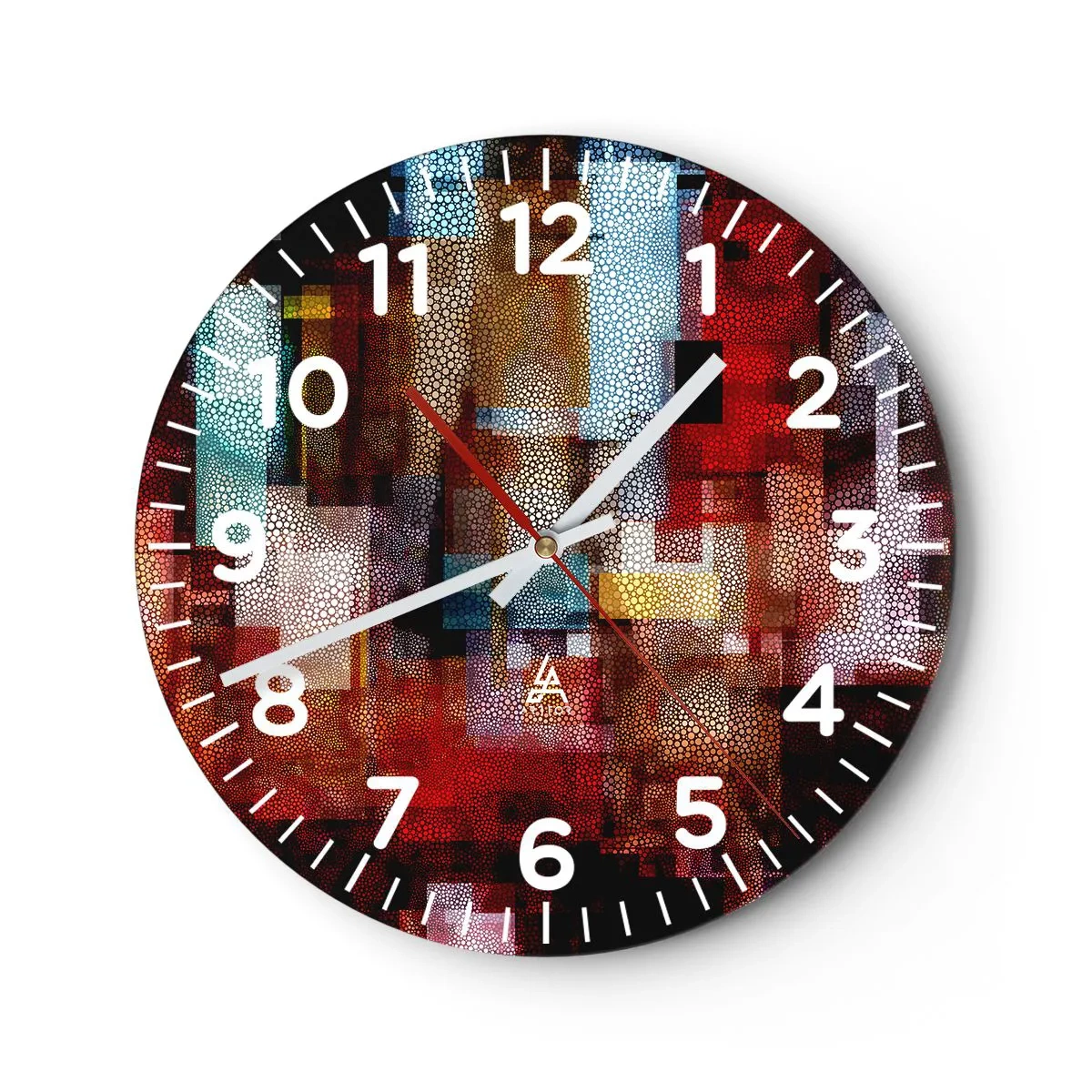 Nástěnné hodiny - Chaos a zmatek - 40x40 cm