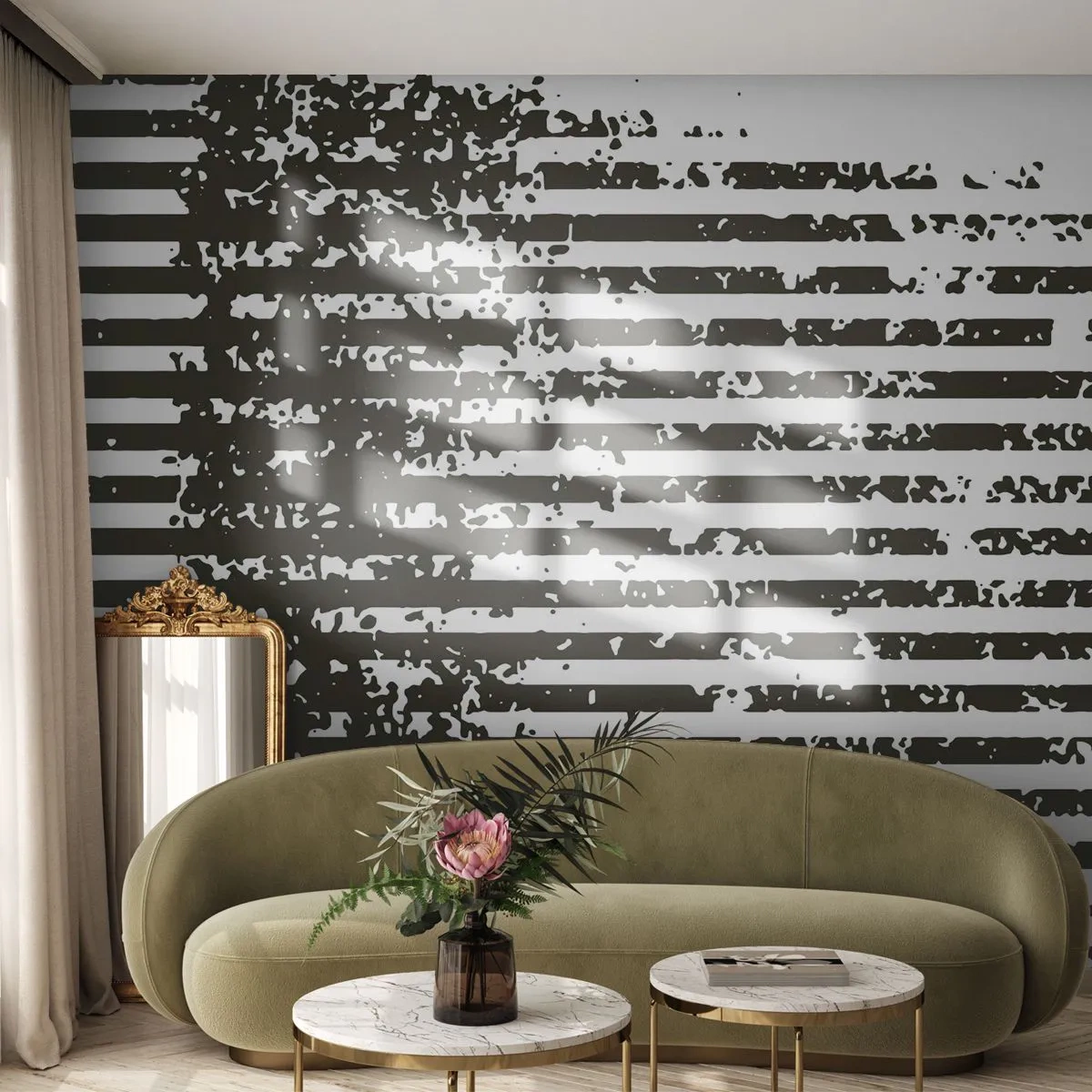 Fototapeta Premium Sand - Rytmus a šum - Abstrakce, Kus, Grafika - 250x175 cm