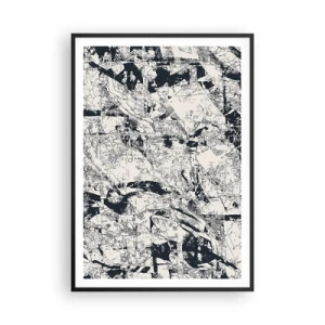 Plakát v černém rámu - Prolínání protikladů - 70x100 cm