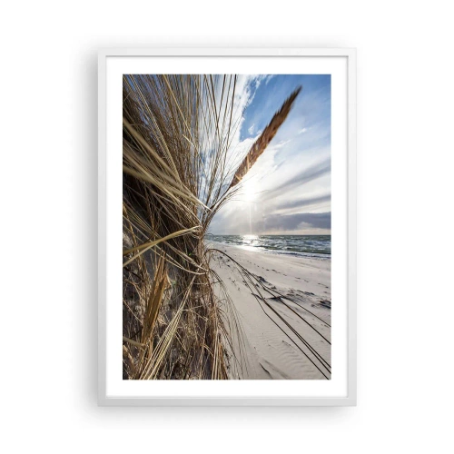 Plakát v bílém rámu - Setkání živlů - 50x70 cm