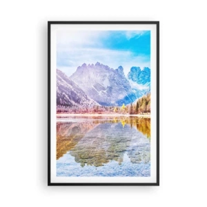 Plakát v černém rámu - A v horách už je podzim - 61x91 cm