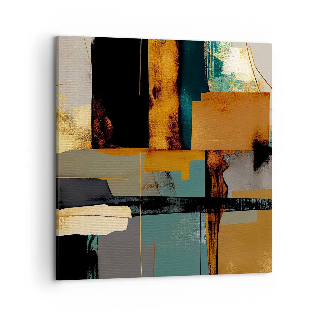 Obraz na plátně - Abstrakce – světlo a stín - 50x50 cm