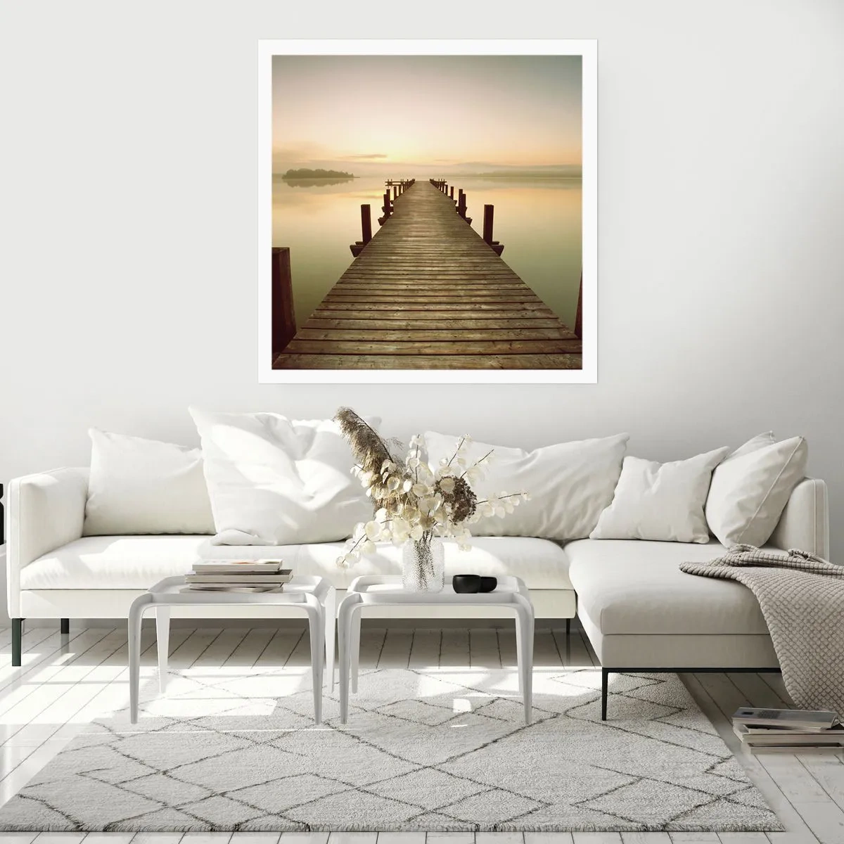 Plakát - Rozbřesk, svítání, světlo - 30x30 cm