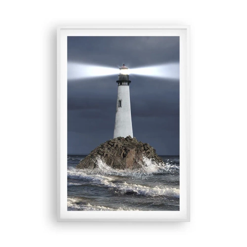 Plakát v bílém rámu - Zde…zde…tady! - 61x91 cm