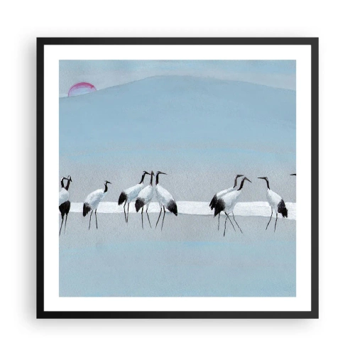 Plakát v černém rámu - Po horkém dni - 60x60 cm
