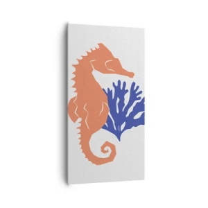 Obraz na plátně - Na podvodní louce - 65x120 cm