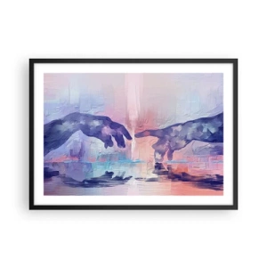 Plakát v černém rámu - Božská jiskra života - 70x50 cm