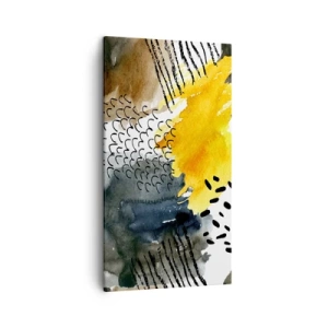 Obraz na plátně - Setkání živlů - 45x80 cm
