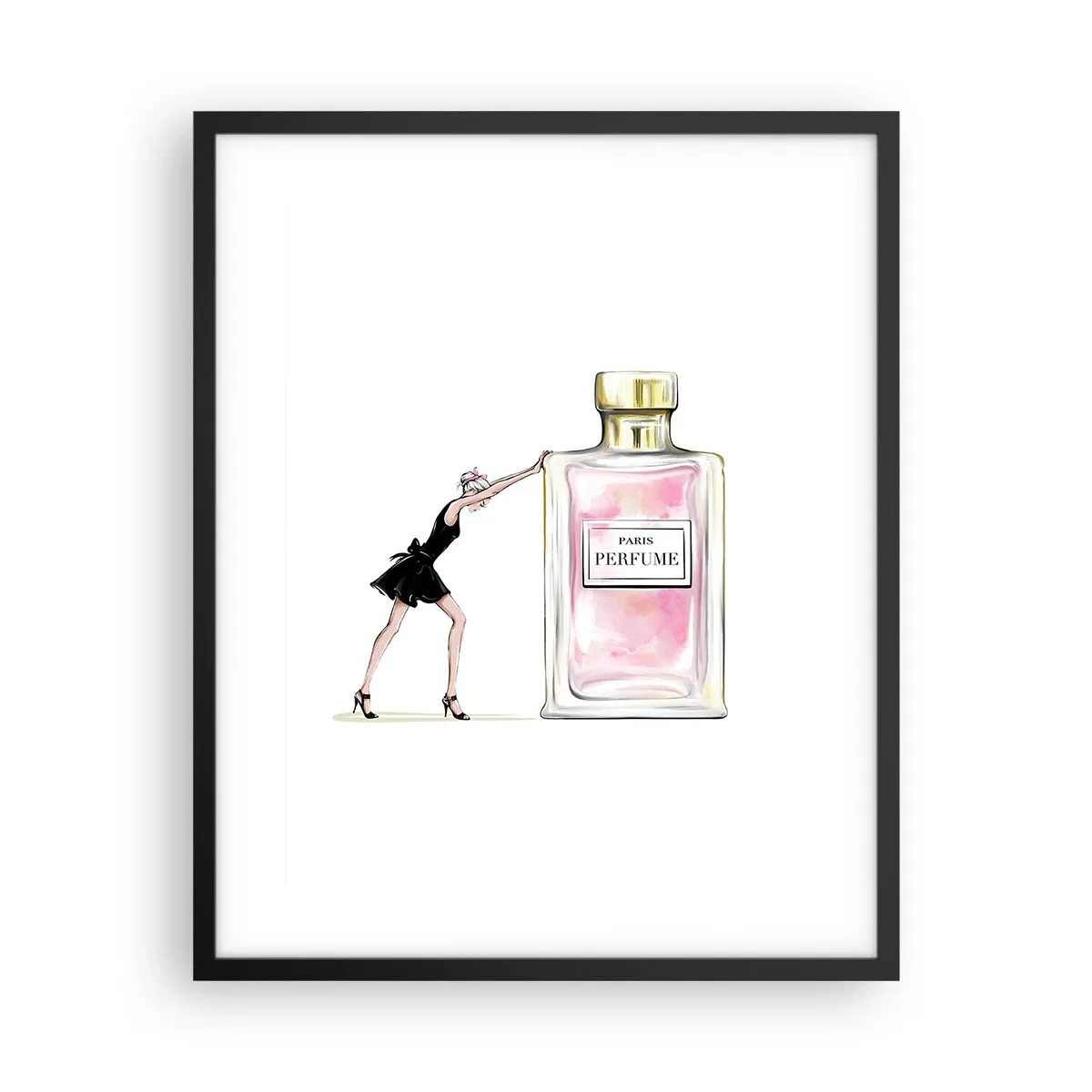 Plakát v černém rámu - Podstata ženskosti - 40x50 cm