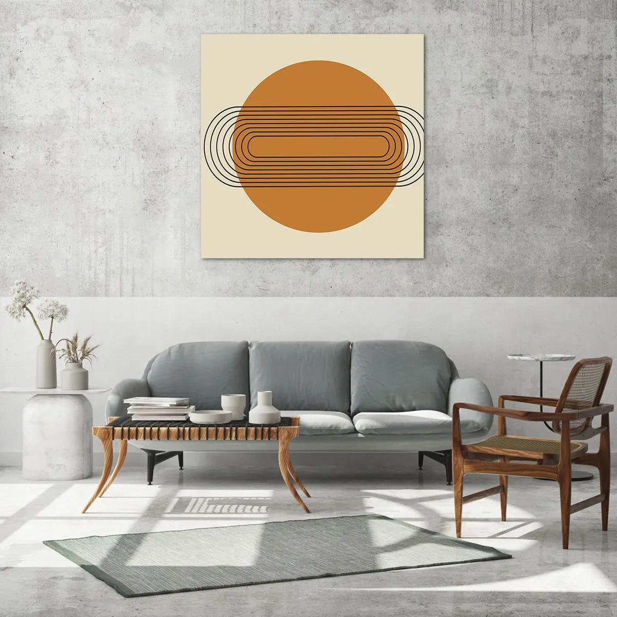 Obraz na skle - Dokonalý plán - 40x40 cm