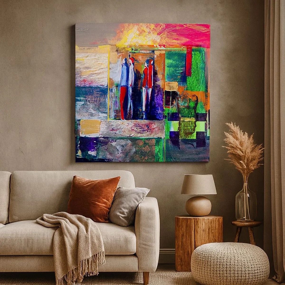 Obraz na plátně - Vztahy a emoce - 30x30 cm