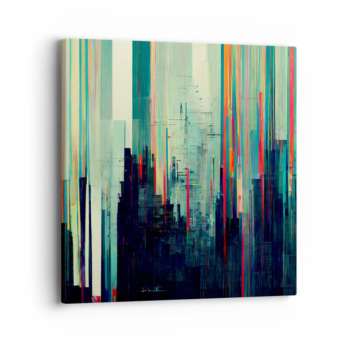 Obraz na plátně - Futuristické město - 40x40 cm