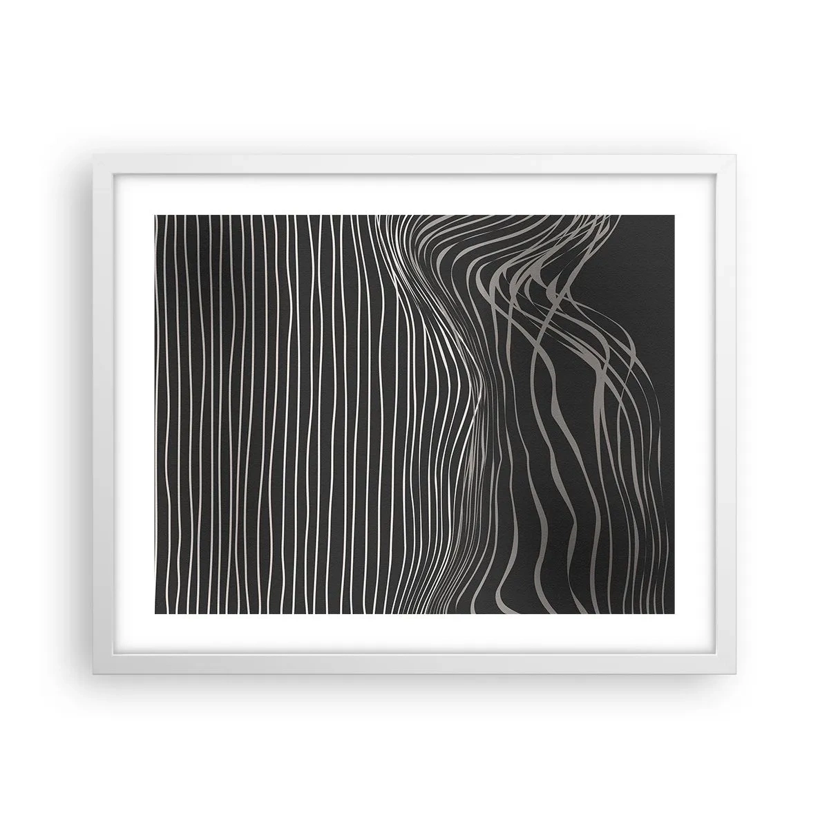 Plakát v bílém rámu - Rytmus a přízvuk - 50x40 cm