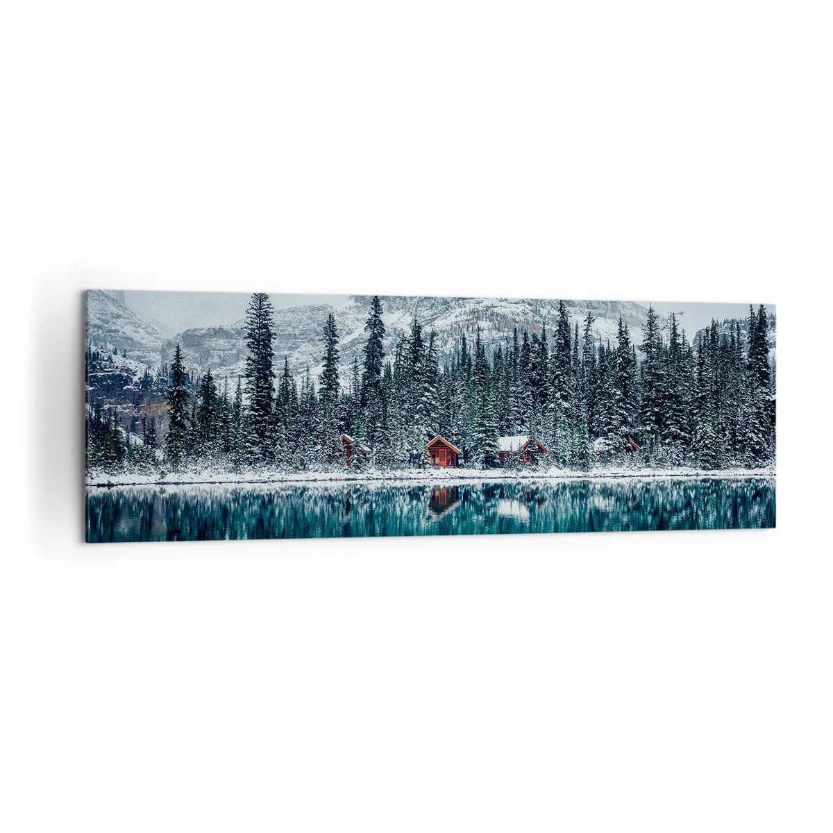 Obraz na plátně - Kanadské útočiště - 160x50 cm