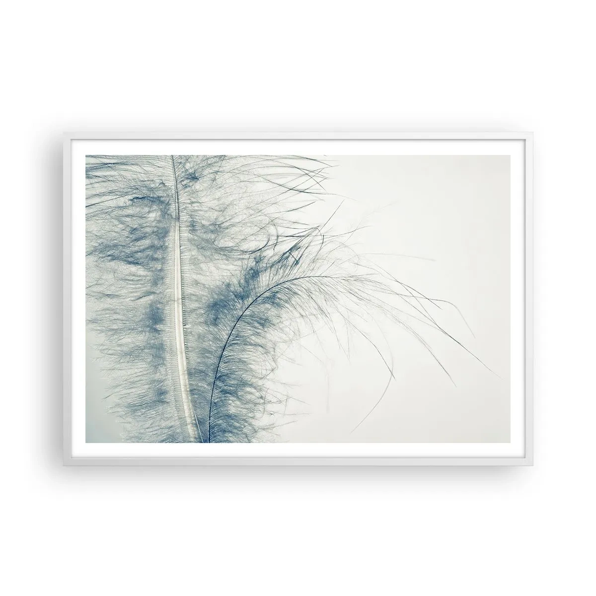 Plakát v bílém rámu - Šepot přírody - 100x70 cm