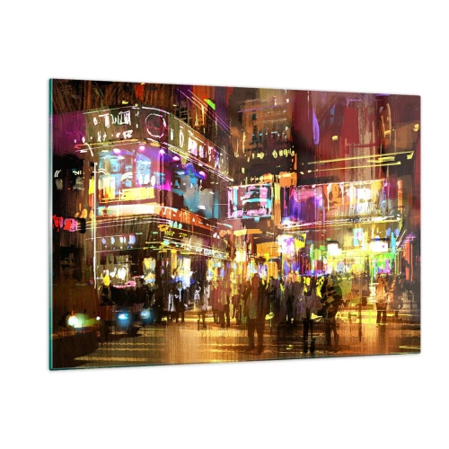 Obraz na skle - V moři světla - 120x80 cm