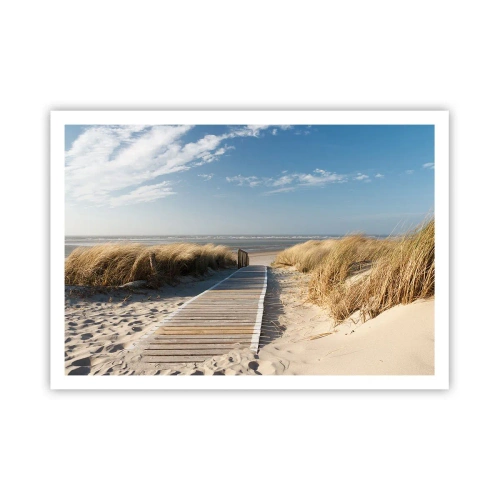 Plakát - Za dunou, v šumění trávy - 100x70 cm