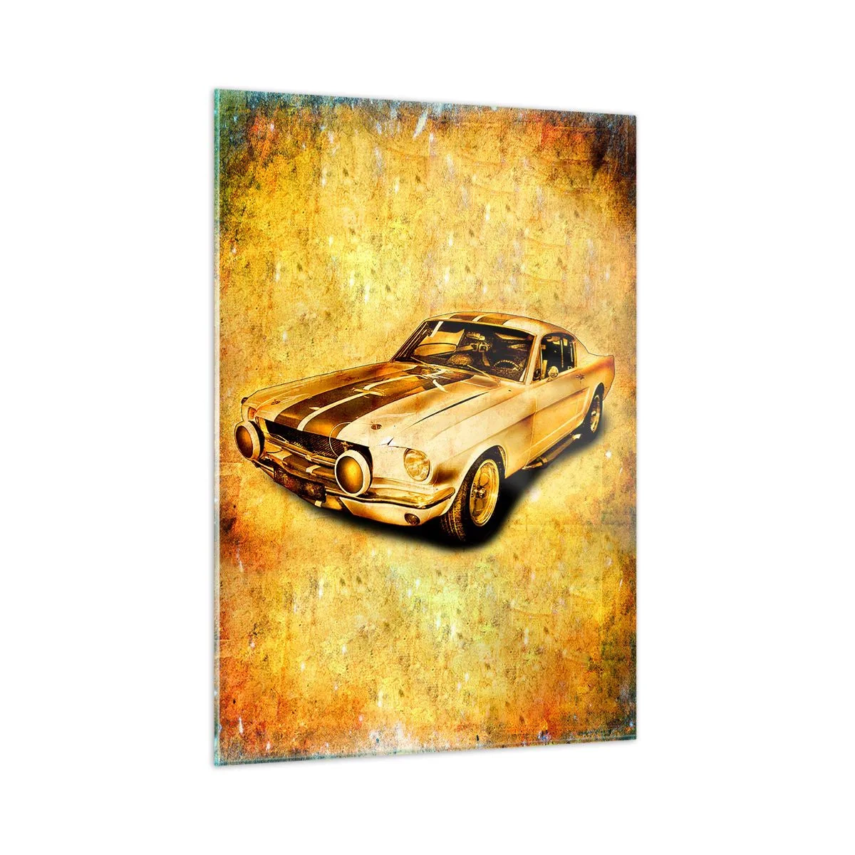 Obraz na skle - Šílená 70. léta - 50x70 cm