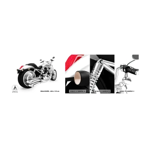 Vzor Fototapety Samolepicí Deluxe Sticker - Sny sběratele - Automobilový průmysl, Motorka, Vrtulník - 100x30 cm