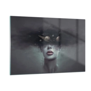 Obraz na skle - A planety… - 120x80 cm