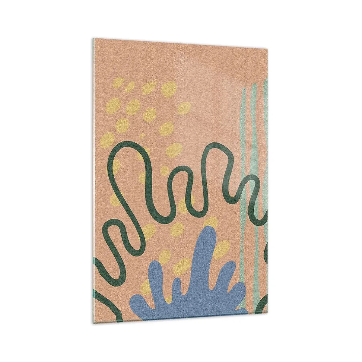 Obraz na skle - Abstrakce: rozmanitost přírody - 80x120 cm