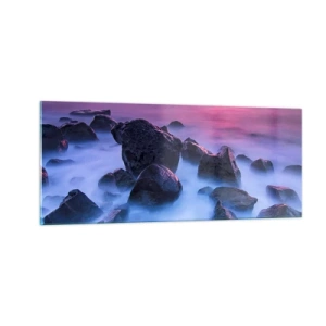 Obraz na skle - Narozeniny v lesku a v mlze - 100x40 cm