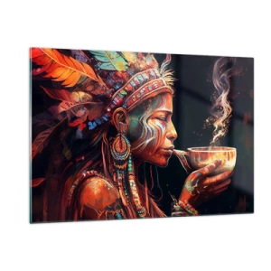 Obraz na skle - Magický rituál - 120x80 cm