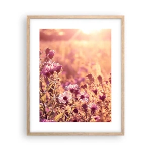 Plakát v rámu světlý dub - Než skončí léto - 40x50 cm
