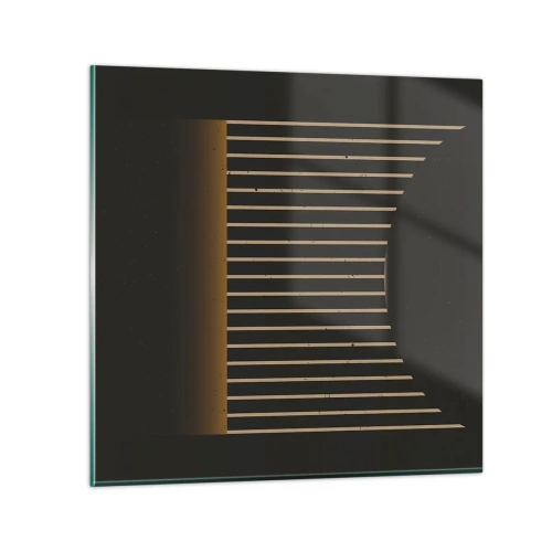 Obraz na skle - Prozkoumat temnotu - 70x70 cm