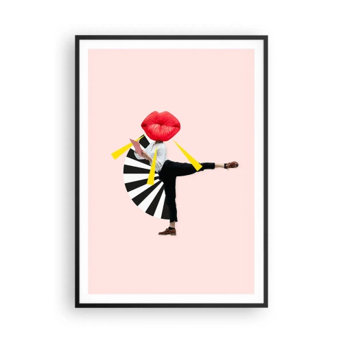 Plakát v černém rámu - Surrealistický pop-art - 70x100 cm