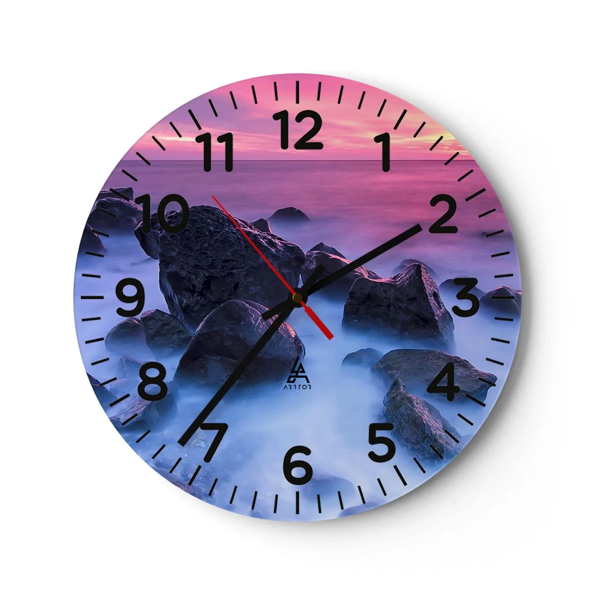 Nástěnné hodiny - Narozeniny v lesku a v mlze - 30x30 cm