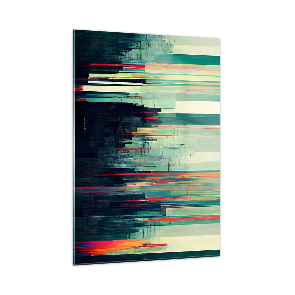 Obraz na skle - Futuristické město - 50x70 cm