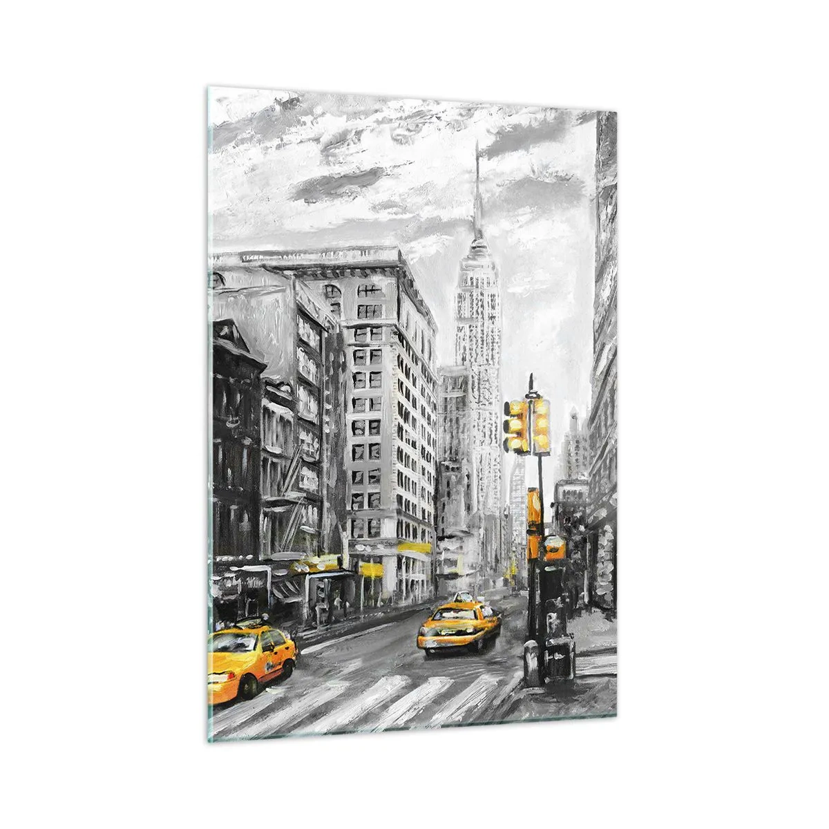 Obraz na skle - Newyorský příběh - 50x70 cm