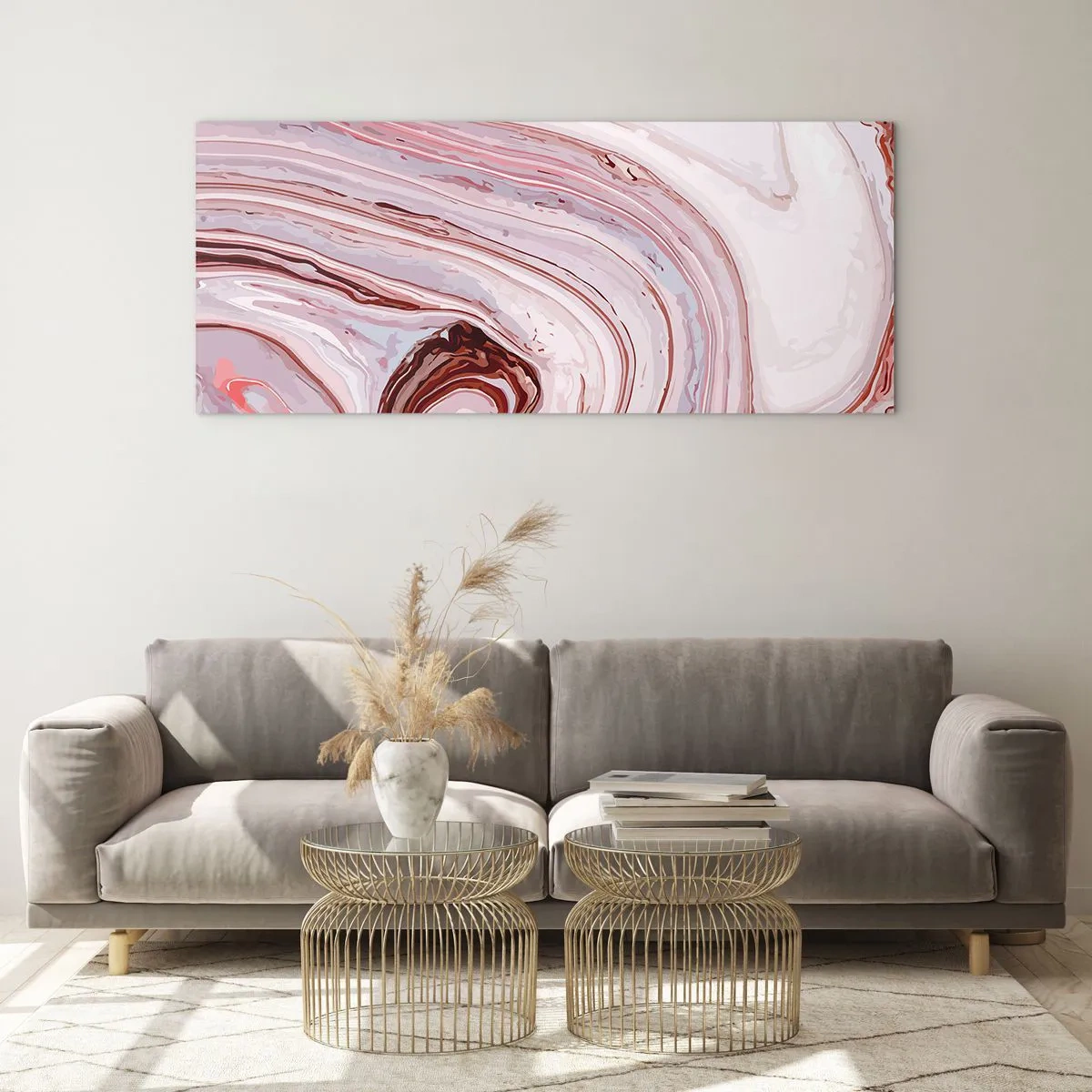 Obraz na skle - Rovně, potom vpravo dolů - 160x50 cm