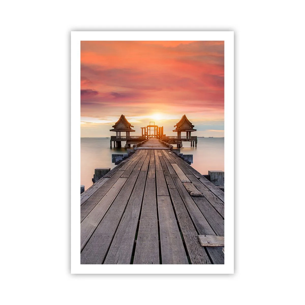 Plakát - Západ na východě - 61x91 cm