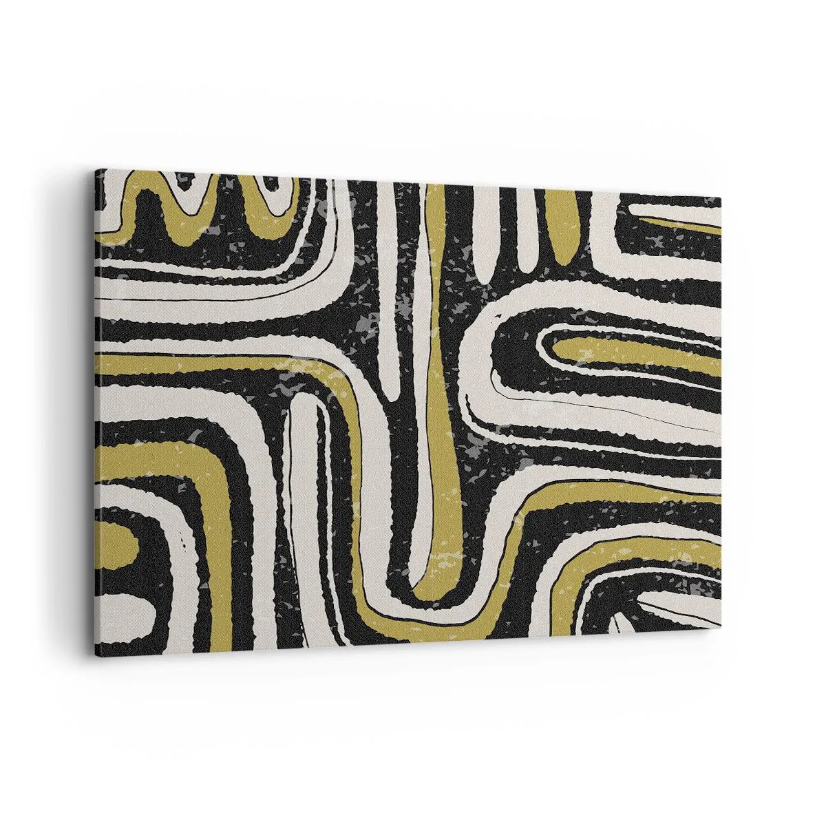 Obraz na plátně - Kompozice: trakty a uličky - 120x80 cm