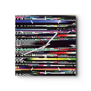 Nástěnné hodiny - Kontrolní obraz skutečnosti - 30x30 cm