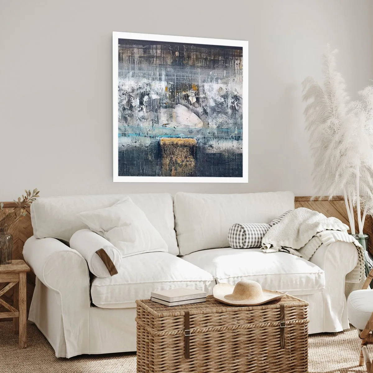 Plakát - Jako na ledě, tak i na hroudě - 60x60 cm
