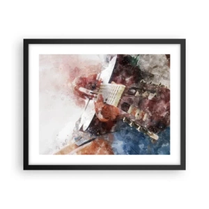 Plakát v černém rámu - Co si o tom myslíš? - 50x40 cm