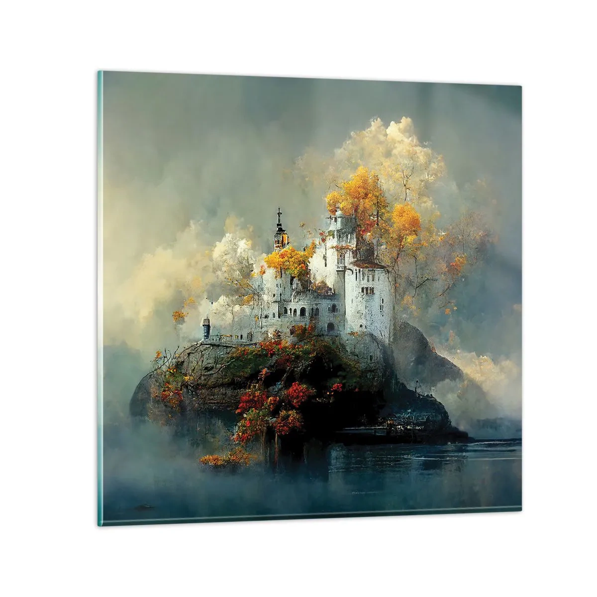 Obraz na skle - Začátek romantického příběhu - 60x60 cm