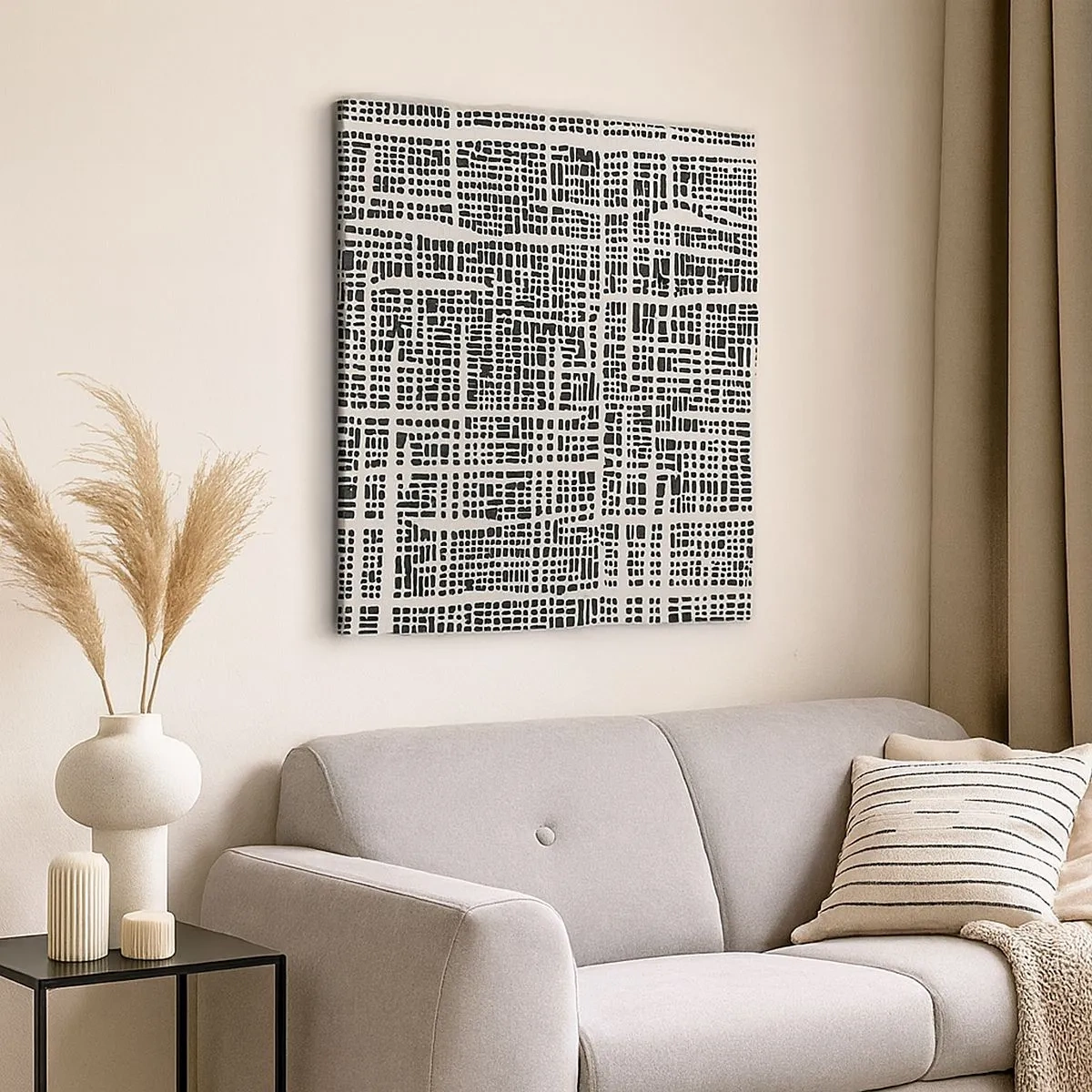 Obraz na plátně - Tkaná kompozice - 30x30 cm