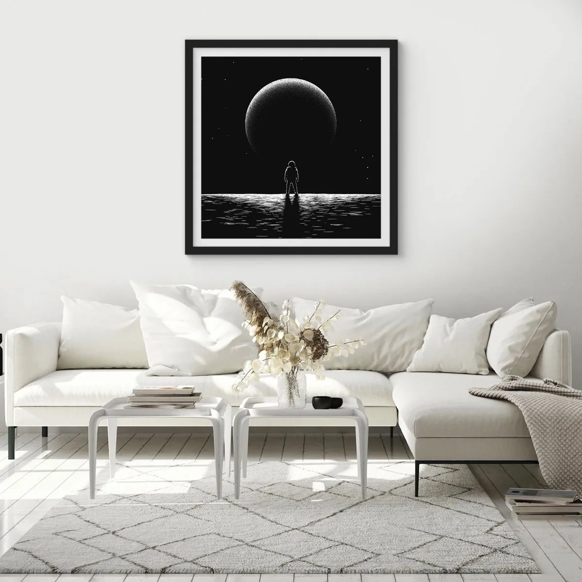 Plakát v černém rámu - Tváři v tvář - 60x60 cm