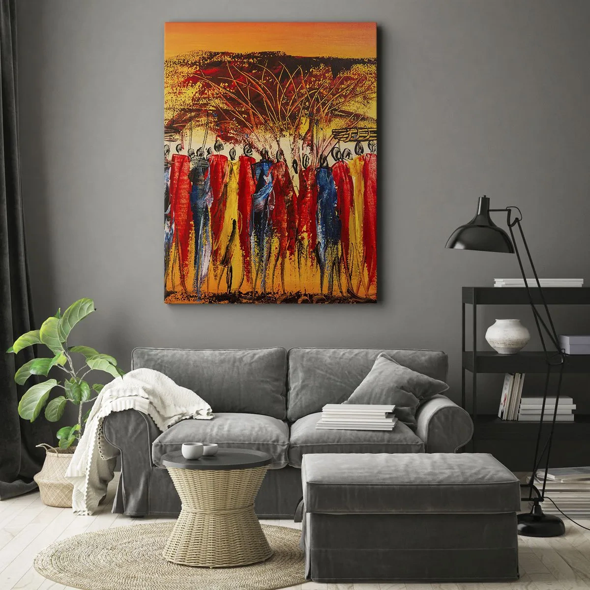 Obraz na plátně - Tam, tam, tam, tam jdou - 50x70 cm