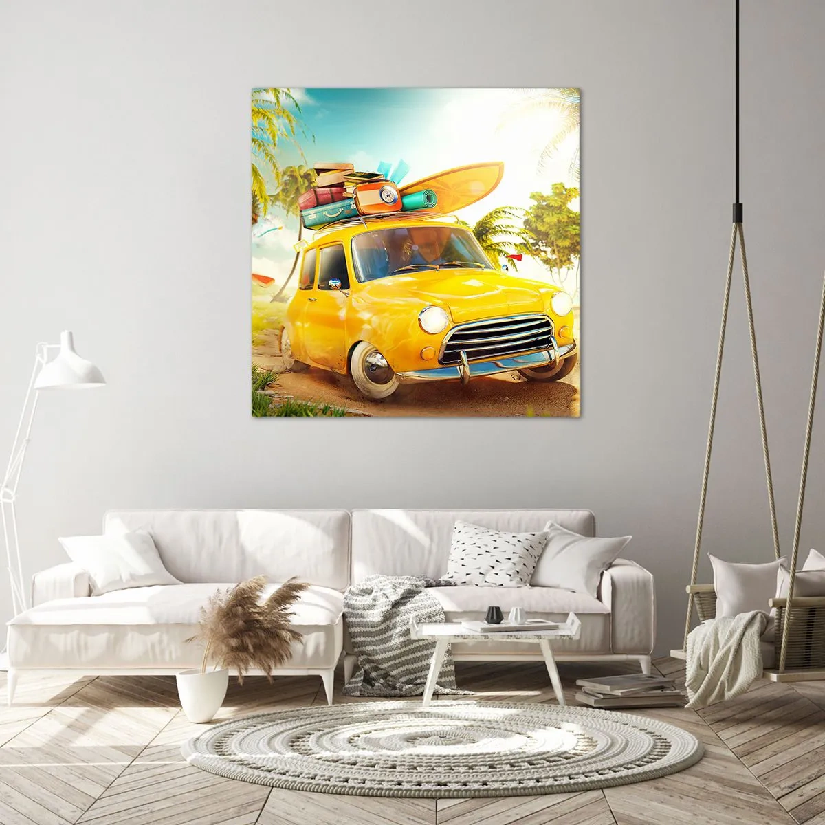 Obraz na plátně - Cesta pro více než jeden úsměv - 40x40 cm