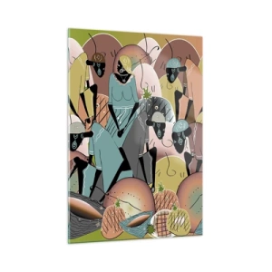 Obraz na skle - Blíží se velký svátek - 50x70 cm